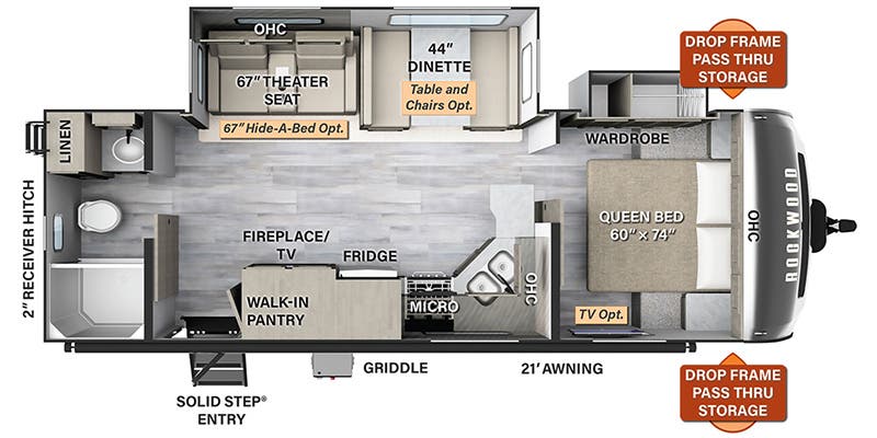 2024 FOREST RIVER 2606WS - Floorplan 1