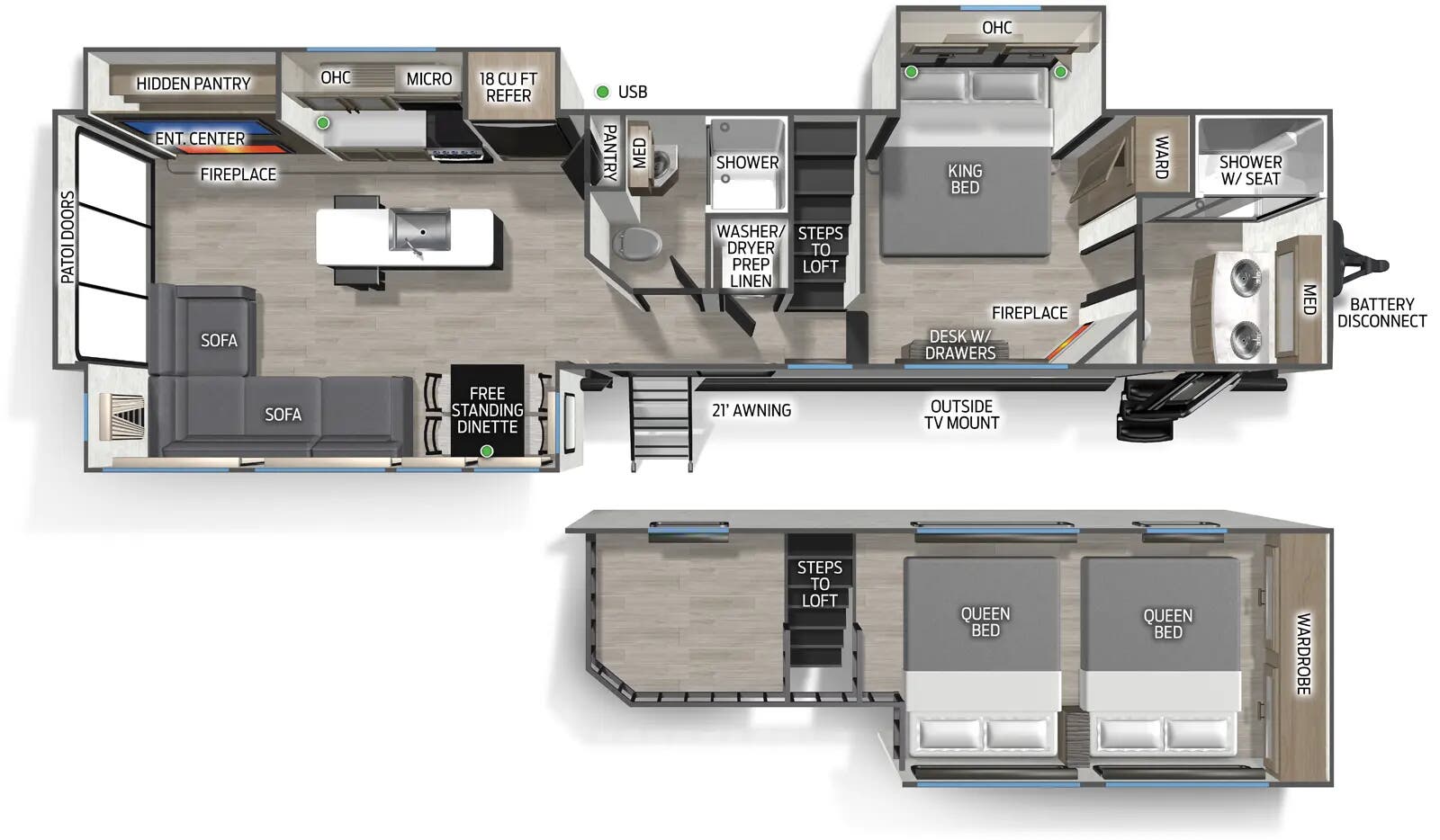 2027 Forest River Cherokee Timberwolf 39JM - Image 2