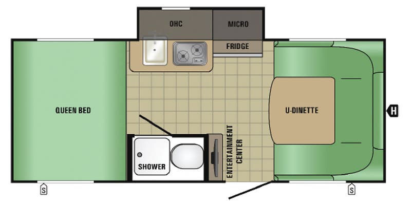 2017 STARCRAFT JAYCO 16K - Floorplan 1