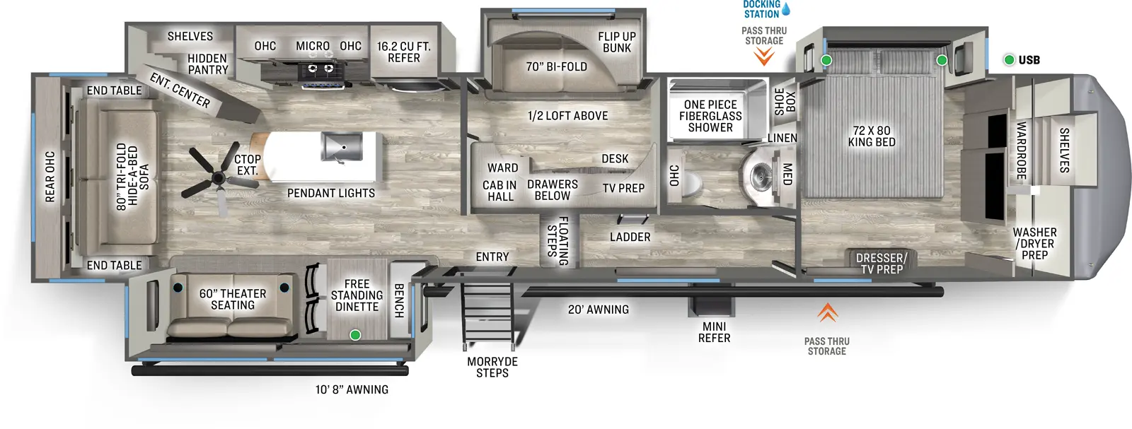 2026 FOREST RIVER 4003MB - Floorplan 1