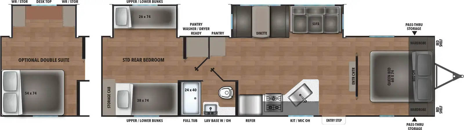 2026 COACHMEN 5320BEDS - Floorplan 1