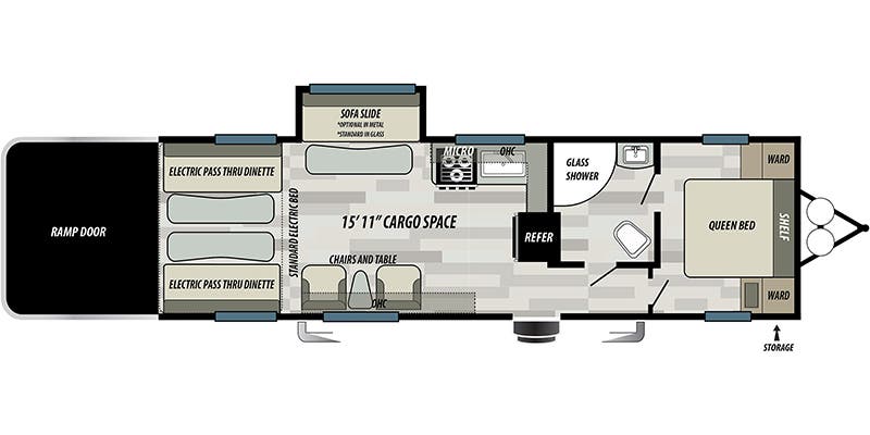 2021 Forest River Sandstorm 271G SLR - Floorplan 1