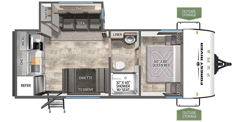 2025 PALOMINO 227RK - Floorplan 1
