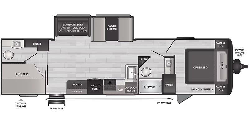 2025 KEYSTONE 31DBS - Floorplan 1
