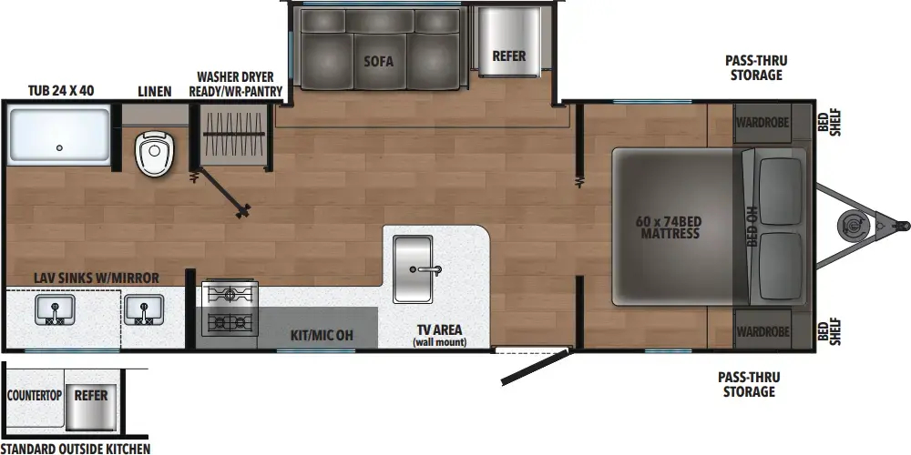 2026 COACHMEN SPIRIT 526RBS - Floorplan 1