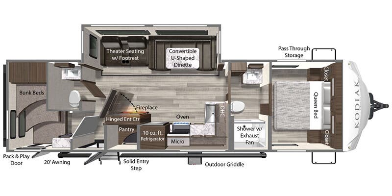 2025 DUTCHMEN KODIAK 302 BHSL - Floorplan 1