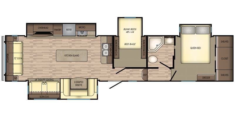 2018 CROSSROADS 365MD - Floorplan 1