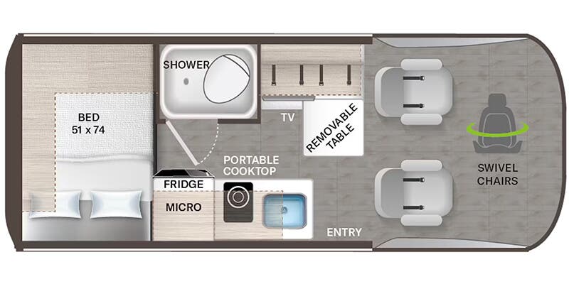 2027 Thor Motor Coach TALAVERA 1921 - Floorplan 1