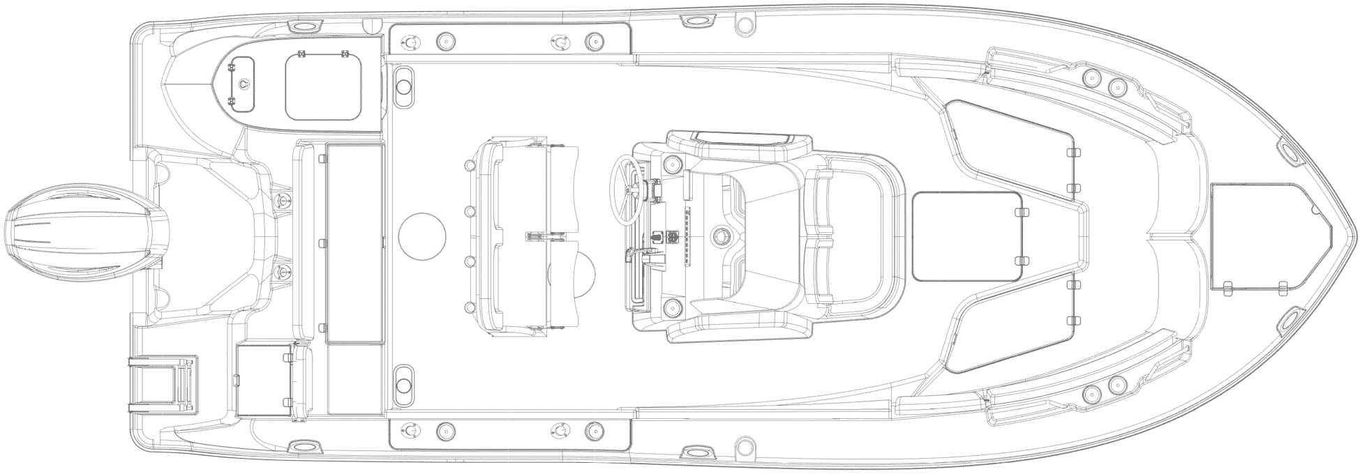 2027 Sea Fox 228 Commander - Floorplan 1