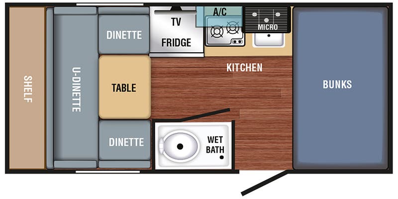 2024 Braxton Creek Bushwhacker Plus 17BH floorplan