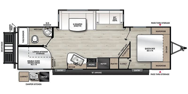 2025 COACHMEN 263BHSCKLE - Floorplan 1