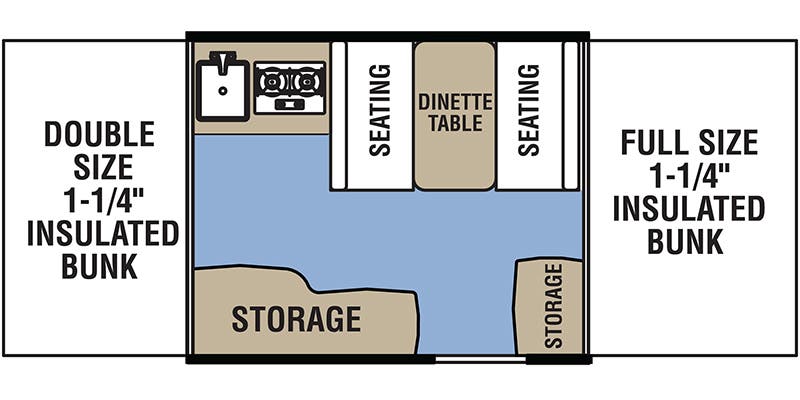 2018 Coachmen Clipper 806XLS floorplan