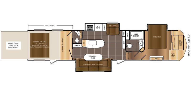 2015 Prime Time Spartan 1239 - Floorplan 1