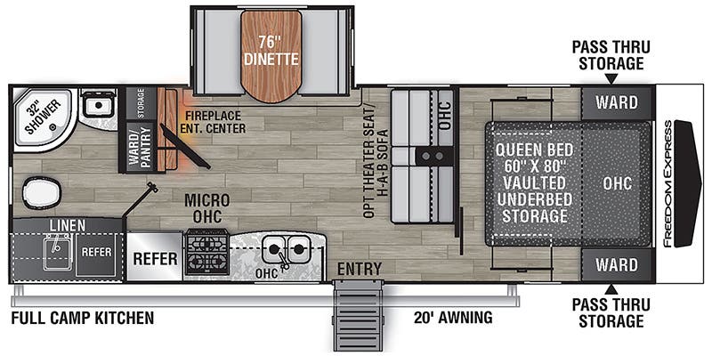 2023 Coachman 252 floorplan