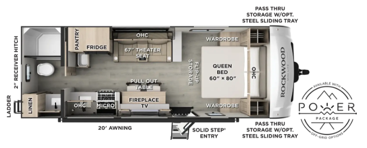 2027 FOREST RIVER 2524FBT - Floorplan 1