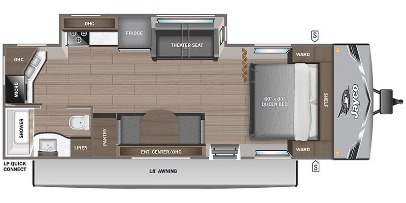 2025 Jayco Jay Flight 225MLSW - Floorplan 1