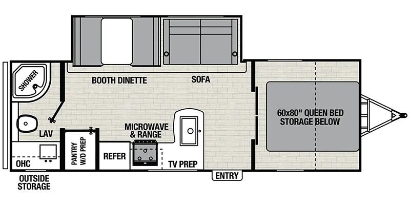 2025 COACHMEN 24RB - Floorplan 1
