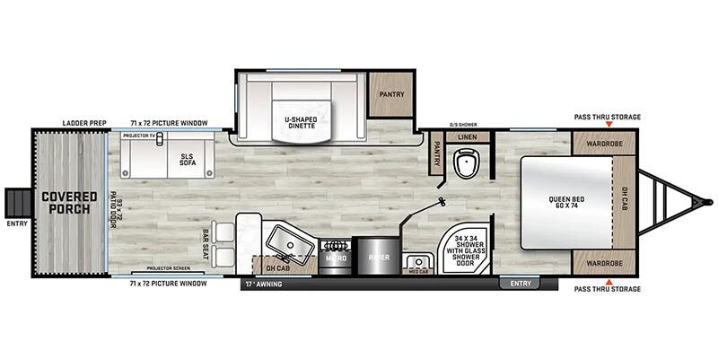 2025 COACHMEN 283EPIC - Floorplan 1