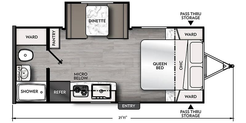 2024 COACHMEN 191RBS - Floorplan 1