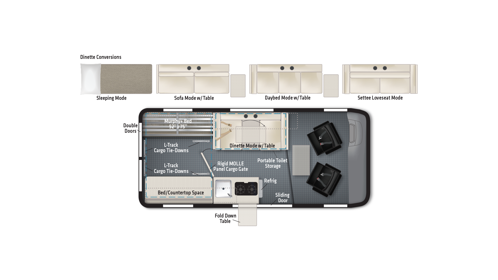 2026 Winnebago Solis Pocket 36A - Floorplan 1