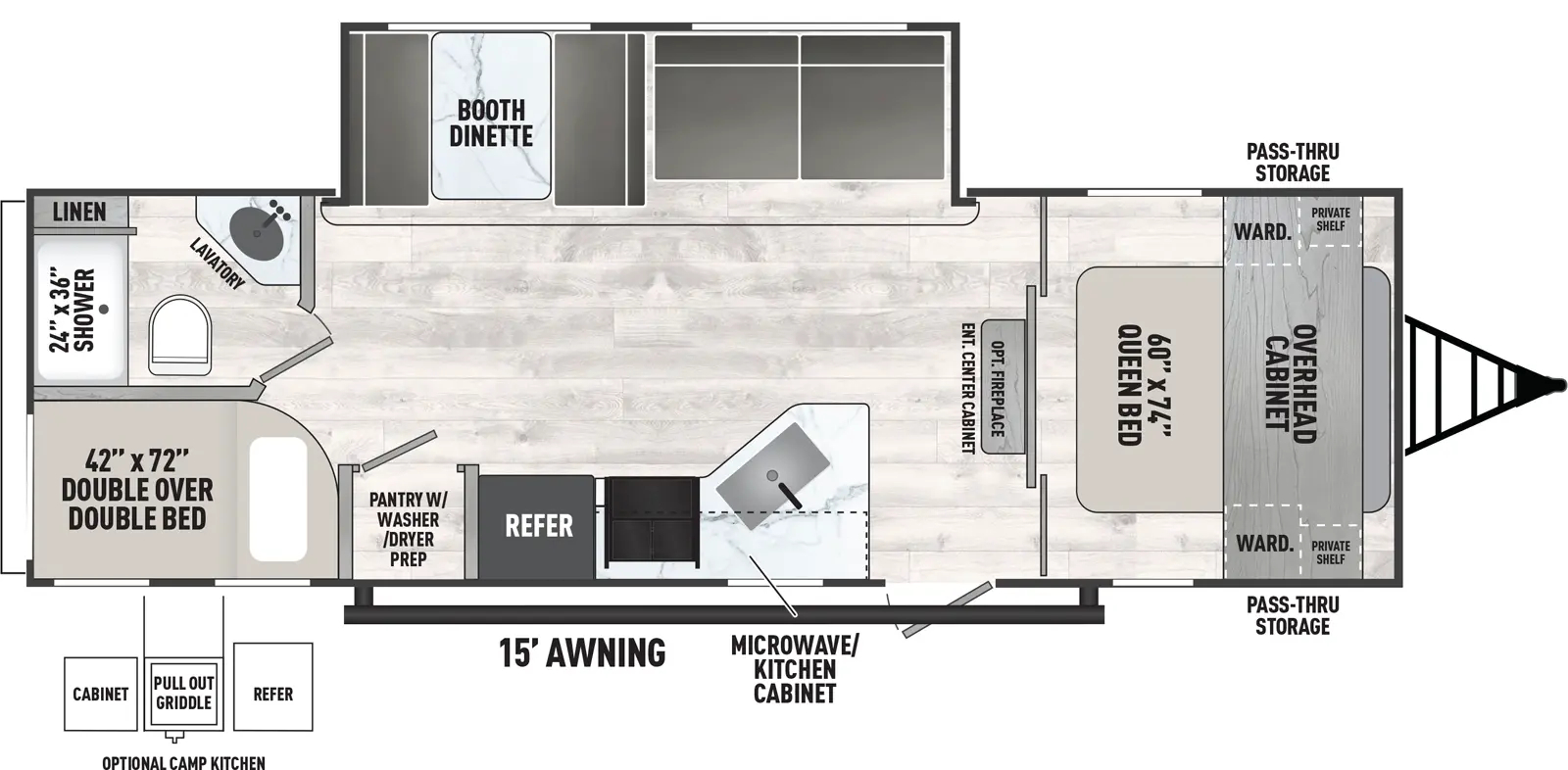 2025 COACHMEN VIKING 262DBS - Floorplan 1