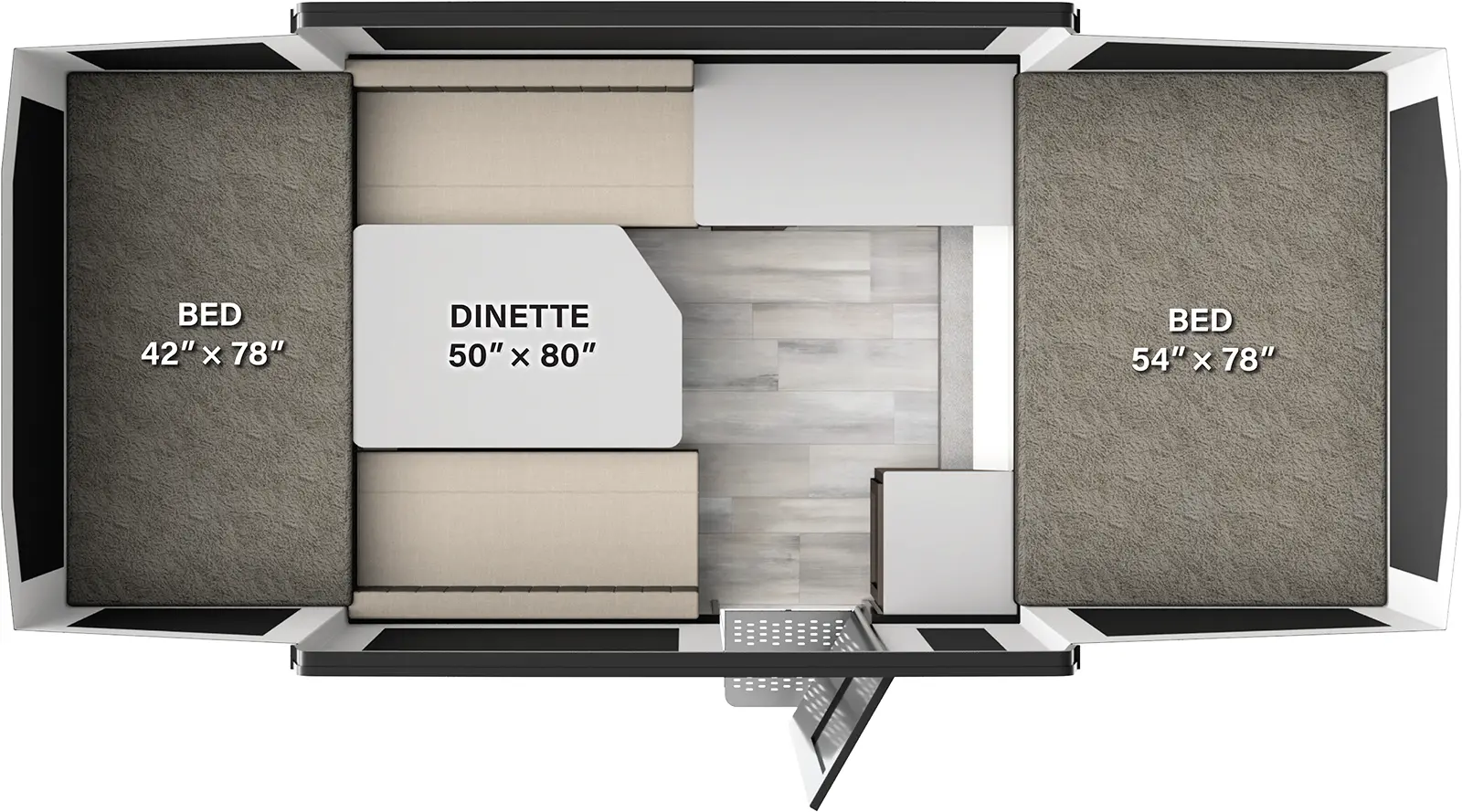 2026 Forest River Rockwood Tent 16OTG - Floorplan 1