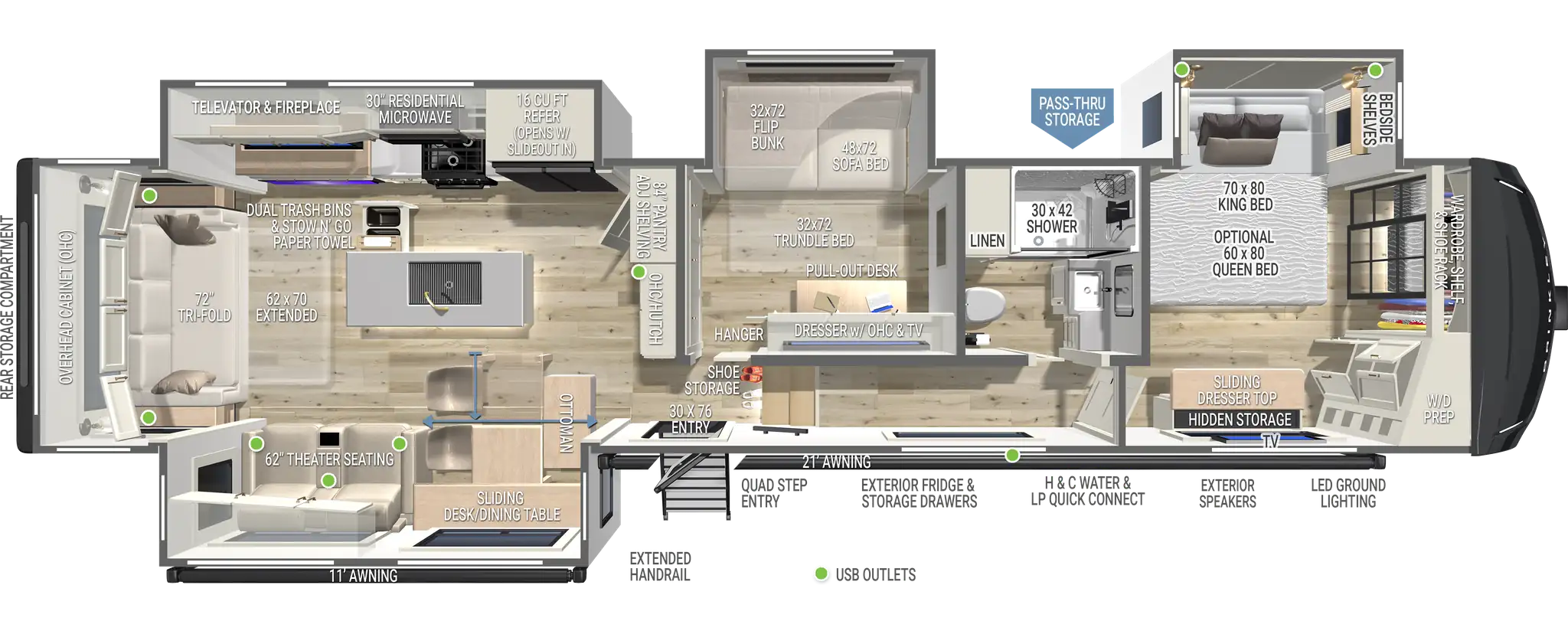 2027 Brinkley RV Model Z 3610 - Image 2