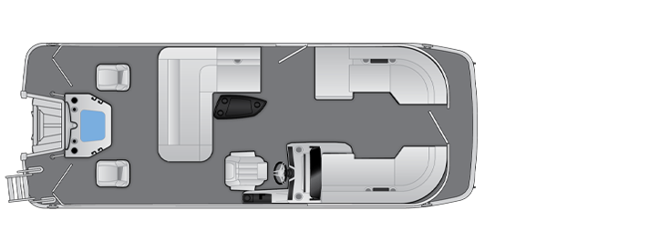 2027 Bennington 22 M Fish & Cruise SPS - Floorplan 1