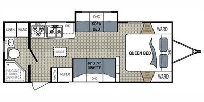 2014 Kodiak 241 floorplan
