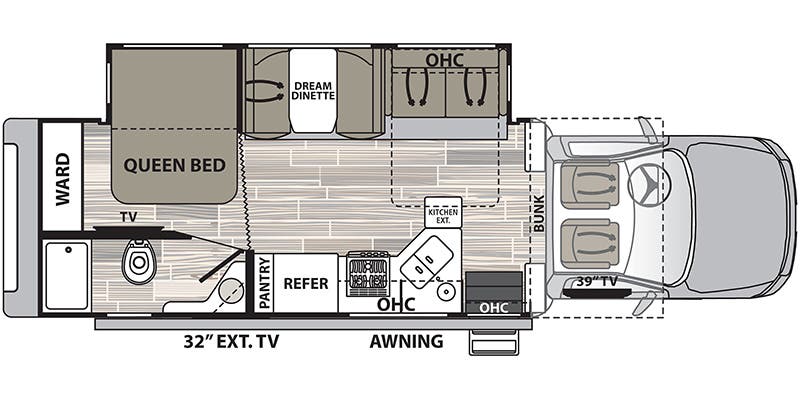 2018 DYNAMAX ISATA 5 30FWD - Floorplan 1