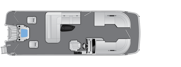 2026 Bennington 24MFC - Floorplan 1