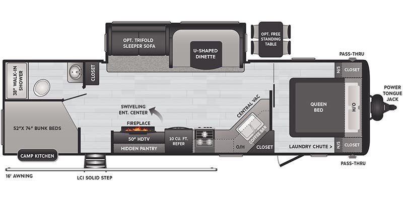 2022 KEYSTONE RV HIDEOUT 29DFS - Image 2