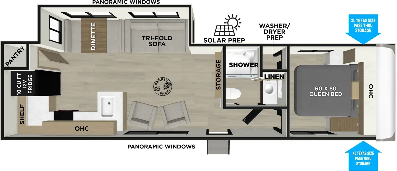 2027 Forest River Hemisphere 28RKHL floorplan