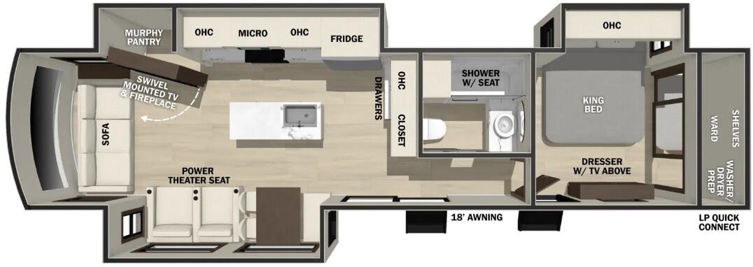 2026 Forest River Cedar Creek Cottage 40CRS - Image 2