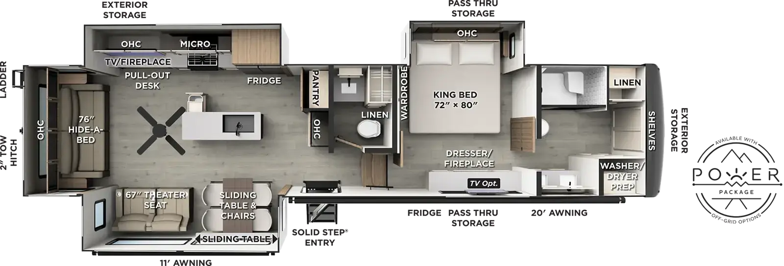 2027 Forest River Rockwood Signature 401SFB - Image 2