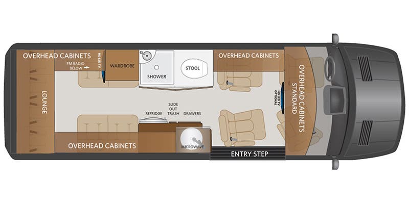 2024 Holiday Rambler Xpedition SL4E - Floorplan 1