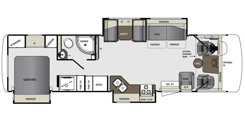 2016 FOREST RIVER GEORGETOWN 328TS floorplan