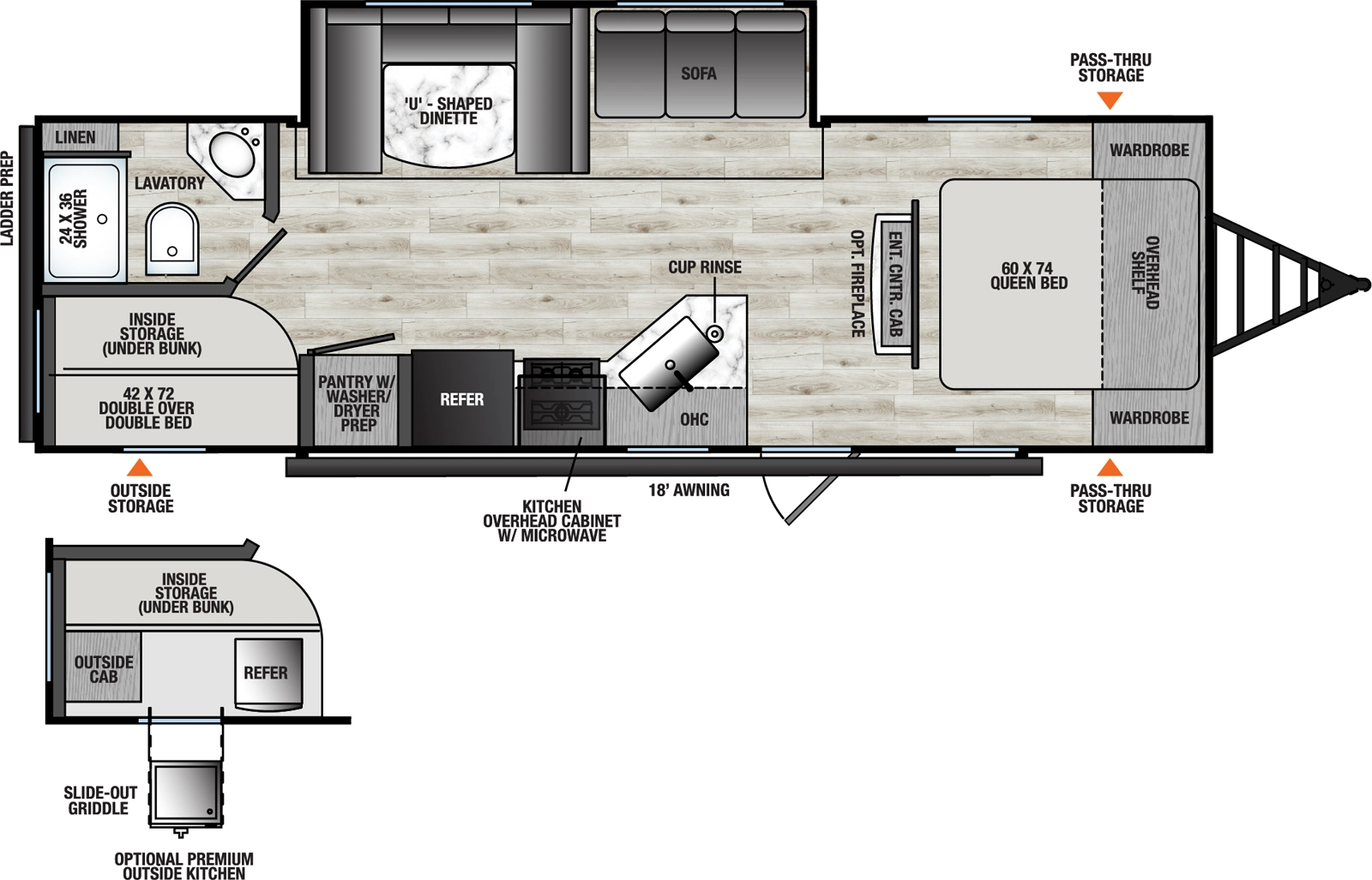2026 COACHMEN VIKING 262DBS - Floorplan 1