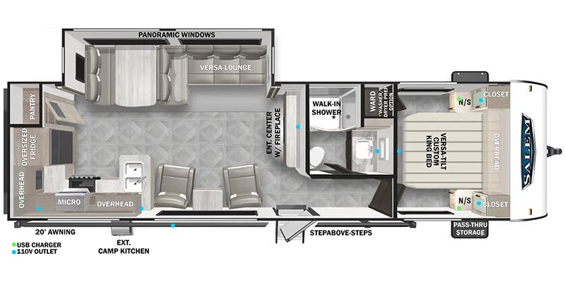 2024 Salem 27rk floorplan