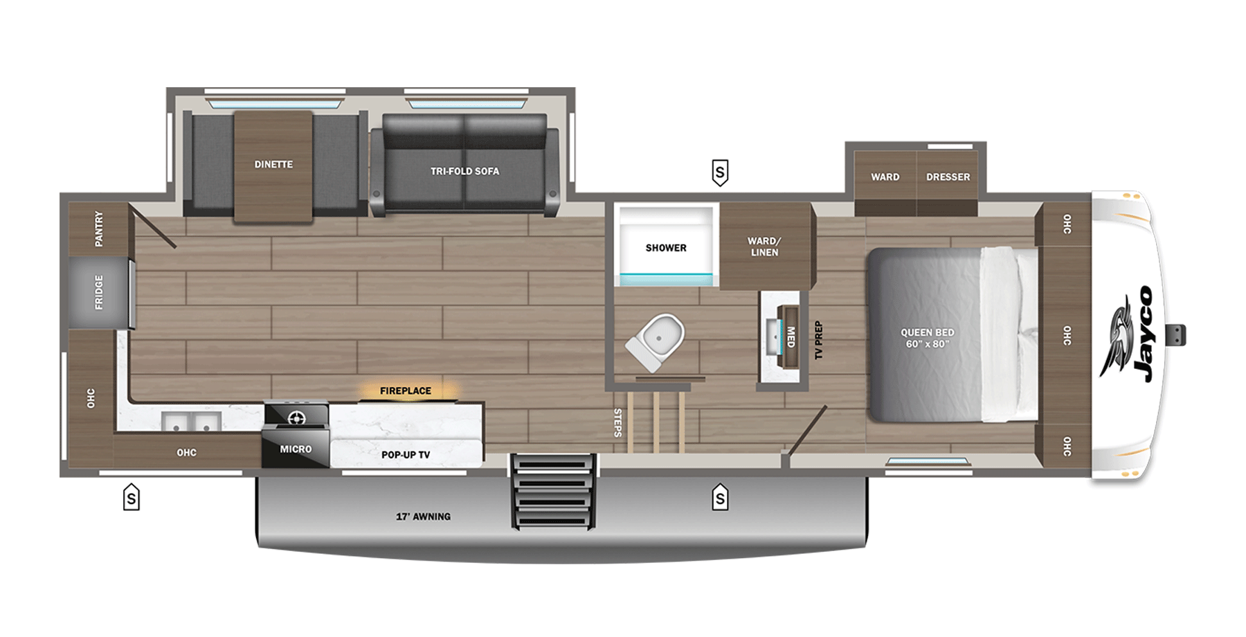 2026 Jayco Eagle SLE 28RKS - Floorplan 1