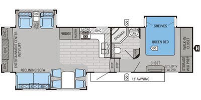2014 JAYCO 321RLTS - Floorplan 1