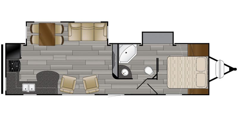 2018 Heartland Prowler 29RKS floorplan