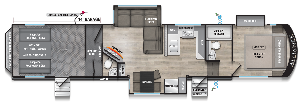 2027 ALLIANCE 40A14 - Floorplan 1