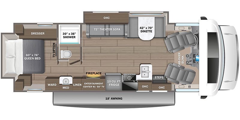 2025 JAYCO GREYHAWK 30Z - Floorplan 1