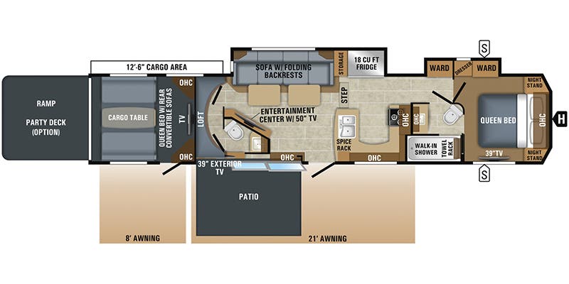 2019 JAYCO 4113 - Floorplan 1