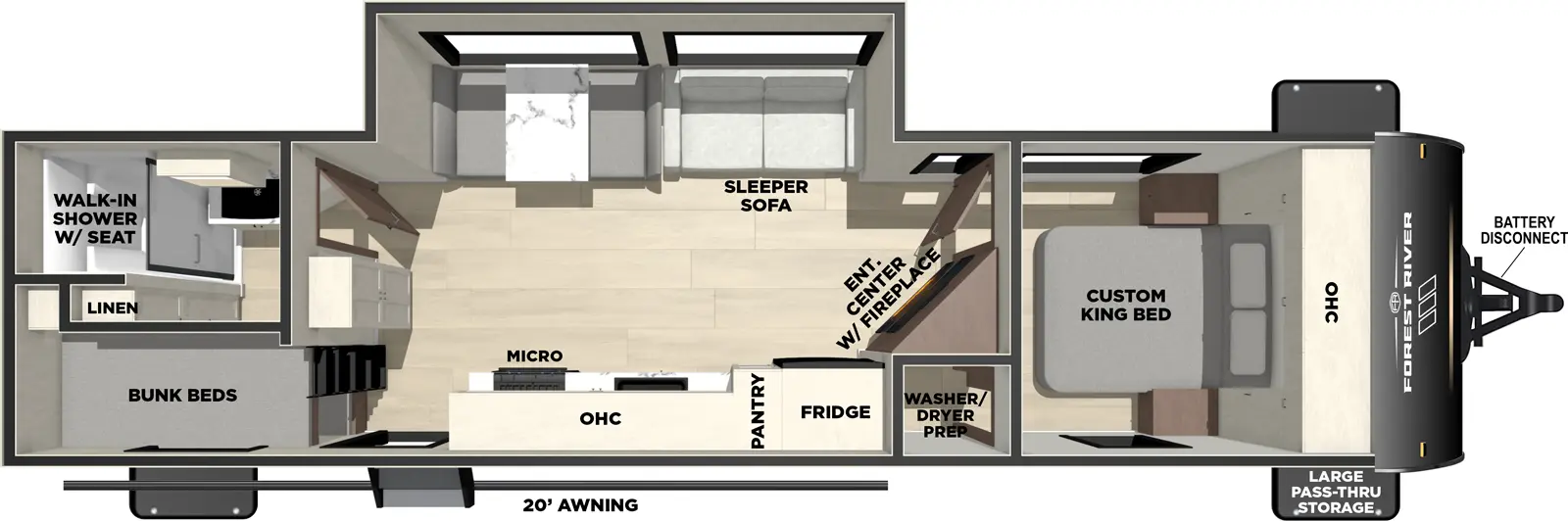 2026 Forest River Vibe 2600BH - Image 2