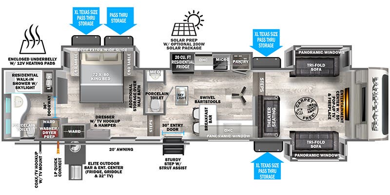 2025 FOREST RIVER 36FL - Floorplan 1