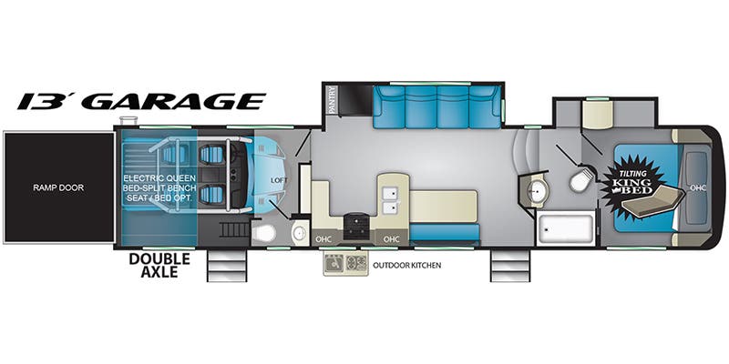 2019 HEARTLAND TORQUE 371 - Floorplan 1