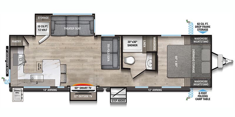 2025 Alliance RV Delta 294RK - Floorplan 1