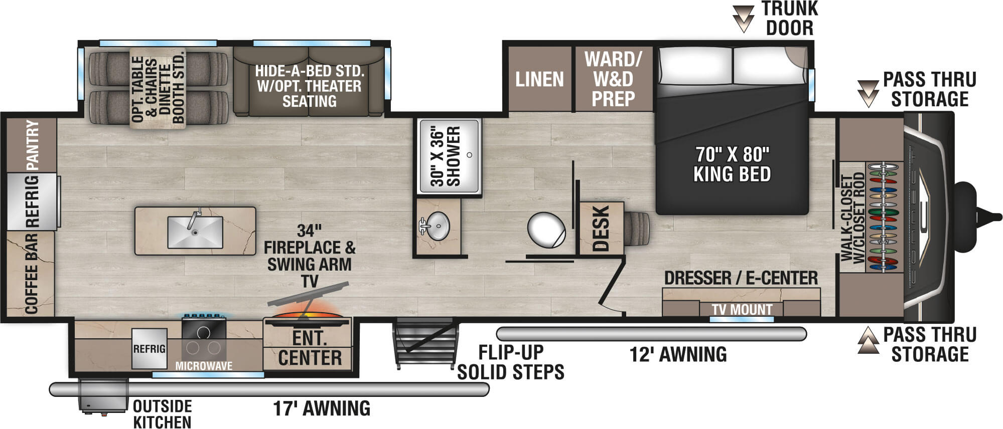 2026 KZ CONNECT C333RLK - Floorplan 1